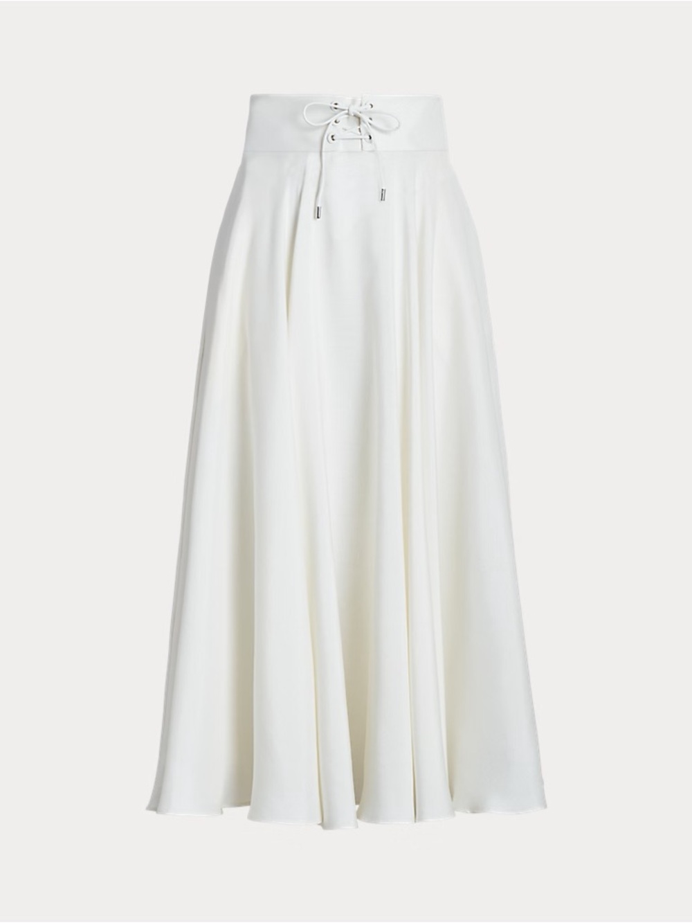 RALPH LAUREN COLLECTION ABBERTON SILK SHANTUNG SKIRT